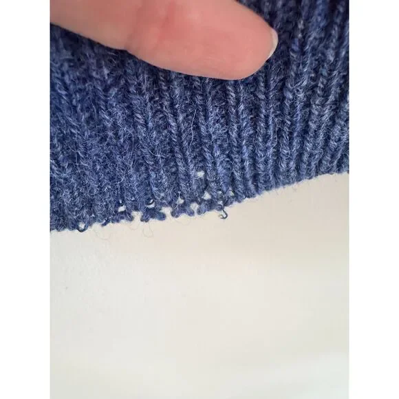 Vintage Brooks Brothers Fair Isle Wool Sweater Blue Multicolor Size M Unisex - Picture 8 of 8